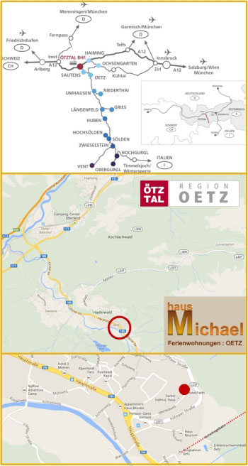 anreise haus michael ferienwohnungen oetz �tztal